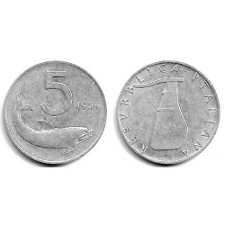 (92) Italia. 1954. 5 Lira (BC+)