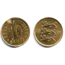(22) Estonia. 1991. 10 Senti (EBC)