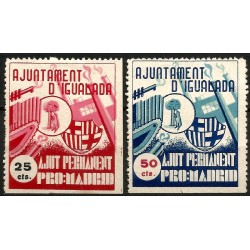 Viñeta Política. Ayuntamiento de Igualada. Ayuda Permanente Pro Madrid (Nuevo, con señal de fijasellos)