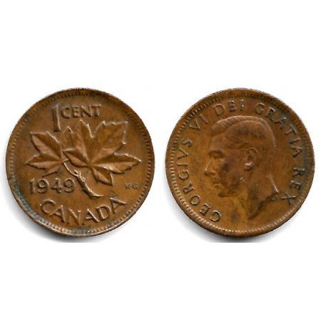 (41) Canadá. 1949. 1 Cent (MBC)