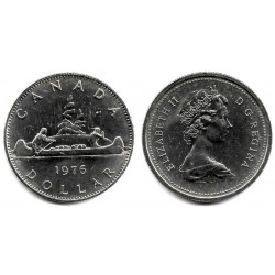 (76.2) Canadá. 1976. 1 Dollar (EBC+)