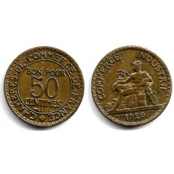 (884) Francia. 1929. 50 Centimes (BC)