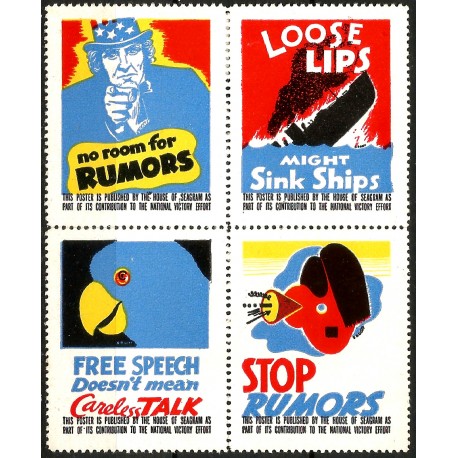 Viñetas Políticas. Propaganda USA (Nuevo, con señal de fijasellos)