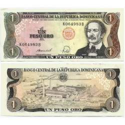 (126c) República Dominicana. 1988. 1 Peso (EBC-)