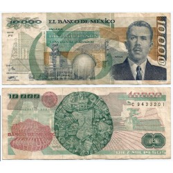 (90d) Estados Unidos Mexicanos. 1991. 10000 Pesos (BC+)