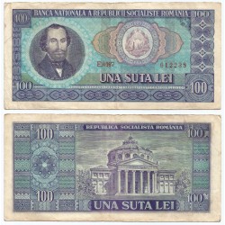 (97a) Rumanía. 1966. 100 Lei (MBC+/MBC)