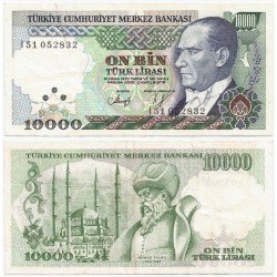 (200) Turquía. 1970. 10000 Lira (MBC-)