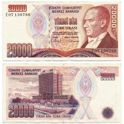 (201b) Turquía. 1970. 20000 Lira (MBC)