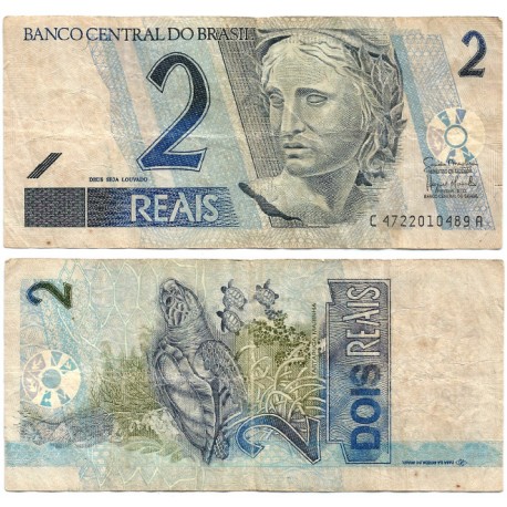 (249f) Brasil. 2001-12. 2 Reais (BC)