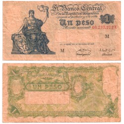(257) Argentina. 1947. 1 Peso (BC+)