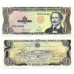 (126c) República Domincana. 1988. 1 Peso (EBC-)