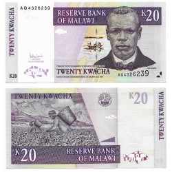 (52b) Malaui. 2006. 20 Kwacha (SC)
