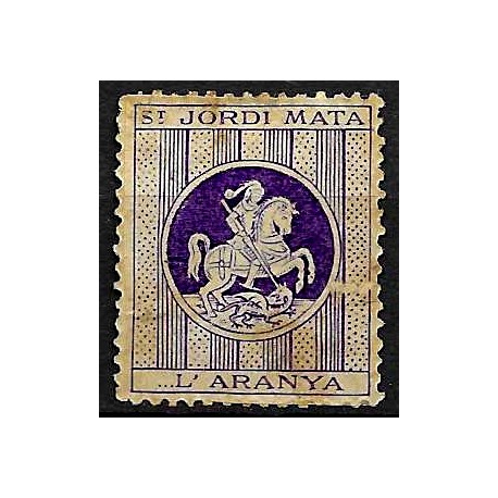 Viñeta. Sant Jordi Mata l,Aranya (Usado)