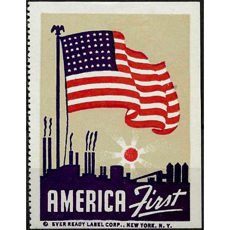 Viñeta Política. America First (Nuevo, con señal de fijasellos)