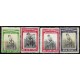 Protección a los Huerfanos del Magisterio. Serie de 4 Valores (Nuevos, con señal de fijasellos)