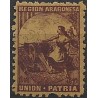 Viñeta Política. Región Aragonesa. Unión. Patria (Nuevo, con señal de fijasellos y sin goma)