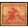 Viñeta. Fiesta del Niño. 1938. 10 Céntimos (Nuevo, sin goma y con señal de fijasellos)