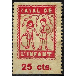 Viñeta. Casal de l,Infant. 25 Céntimos (Usado)