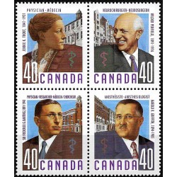 Canadá. 1991. Serie Completa (Nuevo) Doctores Canadienses