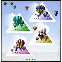 Canadá. 2001. Hoja Conmemorativa (Nuevo) Globos Aeroestaticos