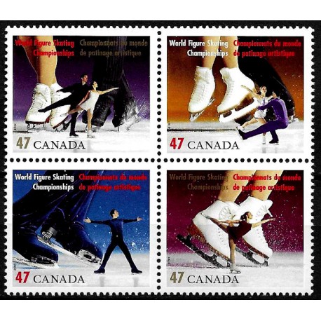 Canadá. 2001. Serie Completa (Nuevo) Patinaje Artístico