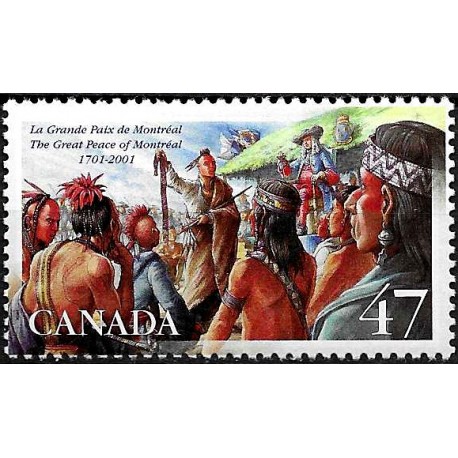 Canadá. 2001. 47 Cents (Nuevo) Paz de Montreal