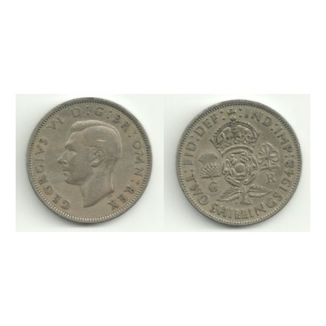 (865) Gran Bretaña. 1948. 2 Shillings (BC)