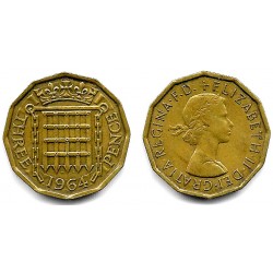 (900) Gran Bretaña. 1964. 3 Pence (MBC)