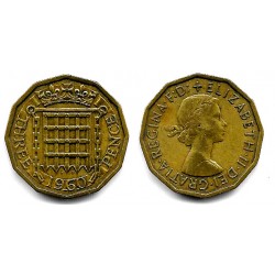 (900) Gran Bretaña. 1960. 3 Pence (MBC)