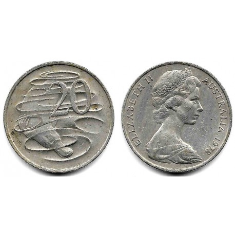 (66) Australia. 1978. 20 Cents (MBC-)