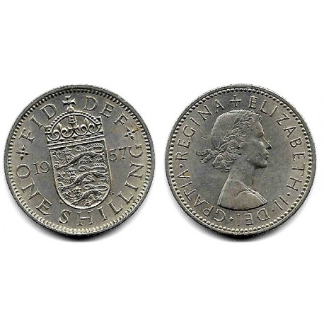 (904) Gran Bretaña. 1957. 1 Shilling (MBC+)