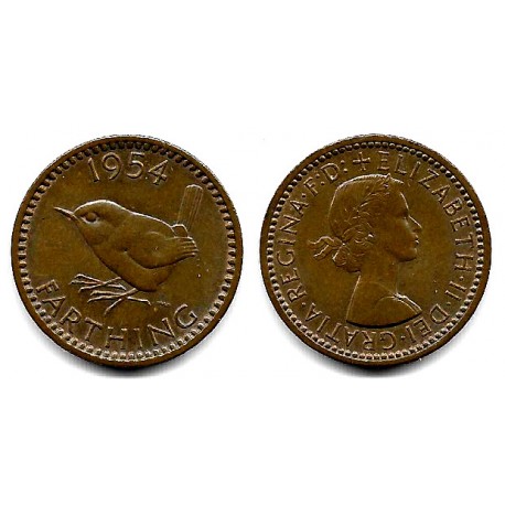 (895) Gran Bretaña. 1954. Farthing (EBC)