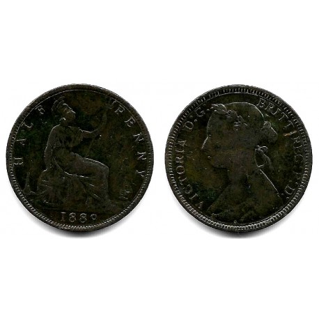 (754) Gran Bretaña. 1889. Half Penny (BC)