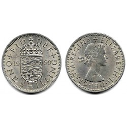 (904) Gran Bretaña. 1960. 1 Shilling (MBC+)