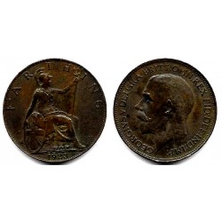 (808.2) Gran Bretaña. 1923. Farthing (MBC)