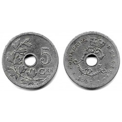 (47) Bélgica. 1903. 5 Centimes (MBC)