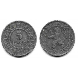 (80) Bélgica. 1916. 5 Centimes (MBC-)