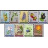 Yugoslavia. 1961. Serie Completa (Nuevo, con leves manchas de óxido) Flora