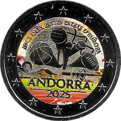 Andorra. 2025. 2 Euro (SC) Coloreada