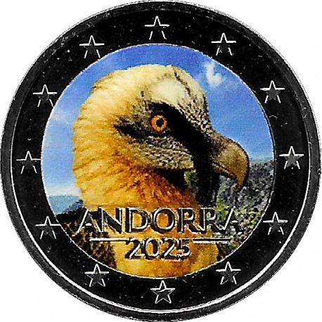 Andorra. 2025. 2 Euro (SC) Coloreada