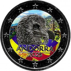 Andorra. 2025. 2 Euro (SC) Coloreada