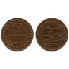(236) República Tunecina. 1907A. 10 Centimes (MBC)