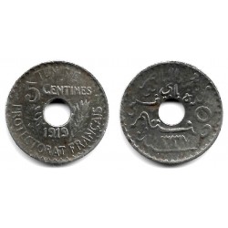 (242) República Tunecina. 1919. 5 Centimes (MBC-)