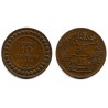 (236) República Tunecina. 1911A. 10 Centimes (MBC)