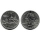(309) Estados Unidos de América. 2000(P). Quarter Dollar (EBC) Virginia