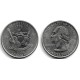 (331) Estados Unidos de América. 2002(D). Quarter Dollar (EBC) Tennessee