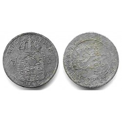 (309) Indias Holandesas. 1906. 1/10 Gulden (BC) (Plata)