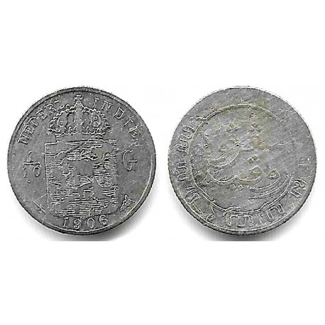 (309) Indias Holandesas. 1906. 1/10 Gulden (BC) (Plata)