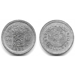 (311) Indias Holandesas. 1928. 1/10 Gulden (EBC) (Plata)
