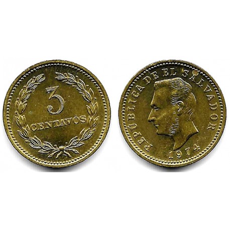 (148) El Salvador. 1974. 3 Centavos (SC-)